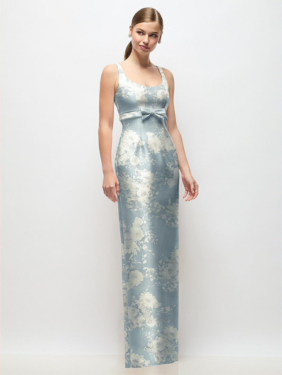 Porcelain Blue Seraphina Floral Bridesmaid Dresses