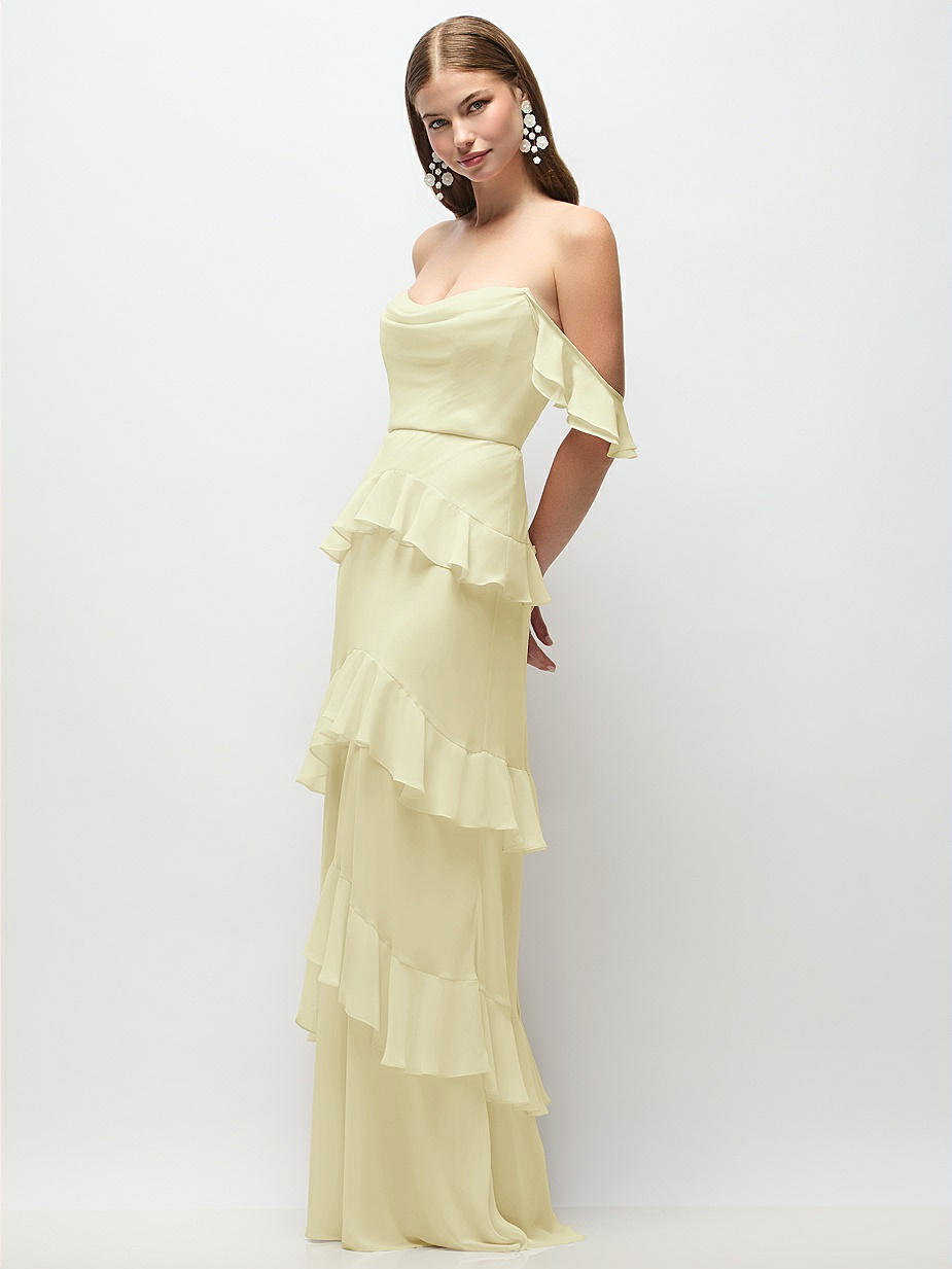 green emerald velvet dress Butter Yellow Drop Waist Cora Midi Dress