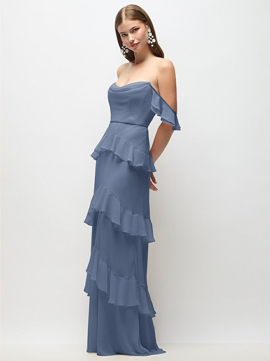 larkspur blue bridesmaid dresses Hyacinth House Blue Eyelet Cut-Out Larkspur Dress Blue Eyelet / L