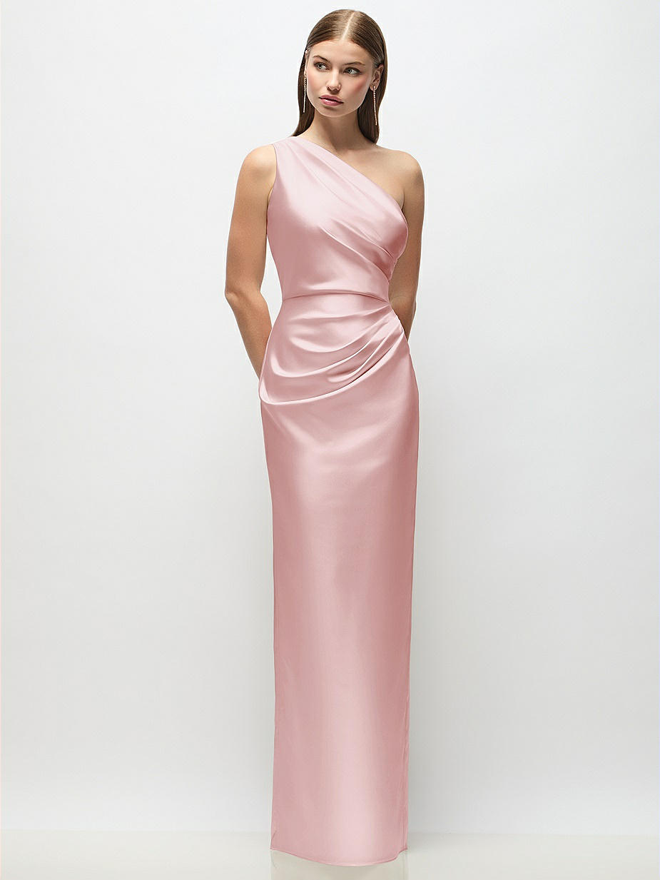 Pink Asymmetrical Bridesmaid Dresses