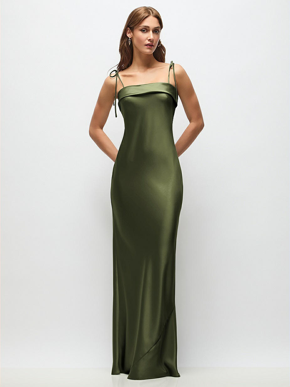 Olive Green Straight Bridesmaid Dresses Olive Green Straight Bridesmaid Dresses
