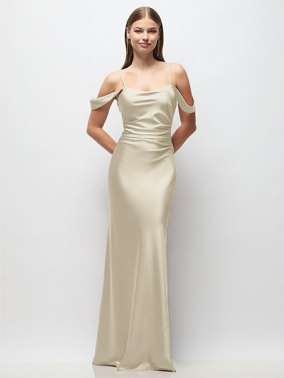 princess polly baby blue dress Champagne Bridesmaid Dress Off-Shoulder V-Neck Side Slit with Zipper Back  Wedding Party Dress from Dhgate Bridesmaid Dress main image 1