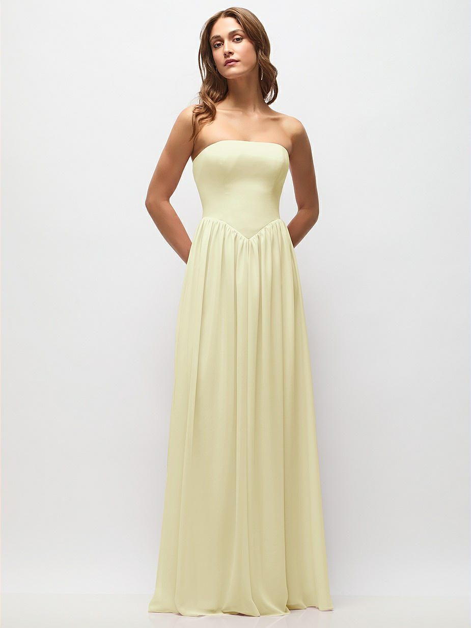 sachin and babi light blue dress Butter Yellow Chiffon Dress  shopaleena
