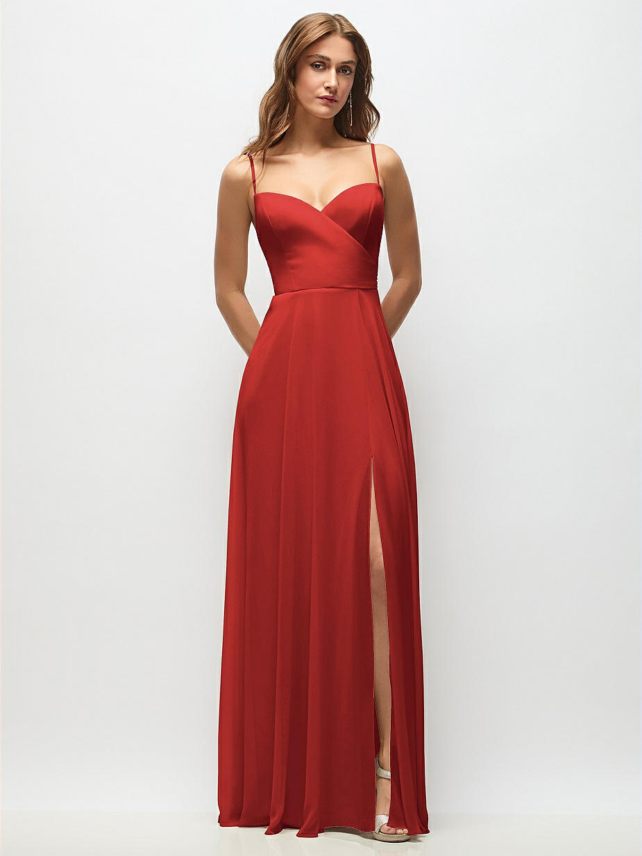 Red Sweetheart Bridesmaid Dresses