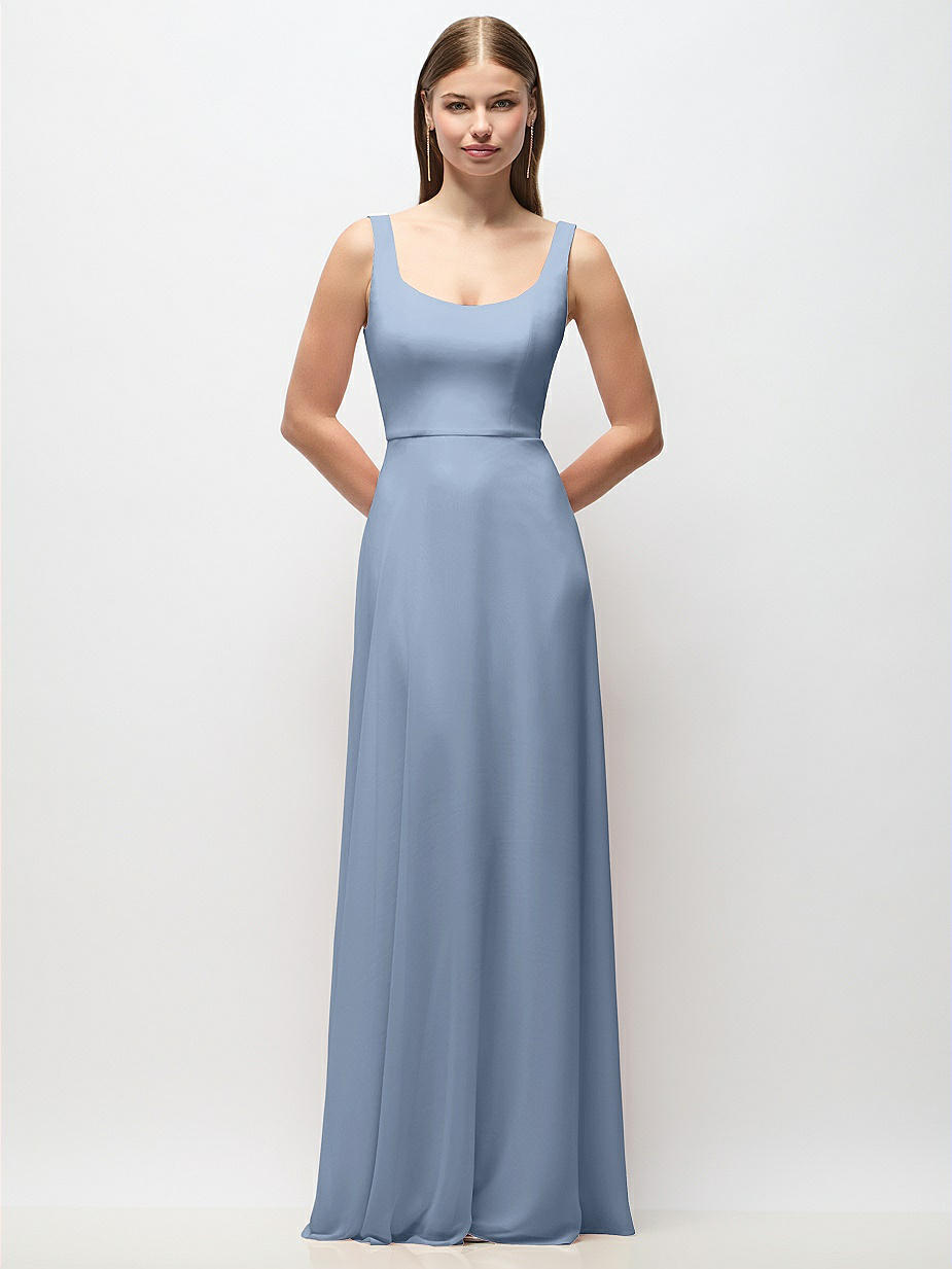 sachin and babi light blue dress Lace & Beads long sleeve ruffle maxi dress in terracotta rose