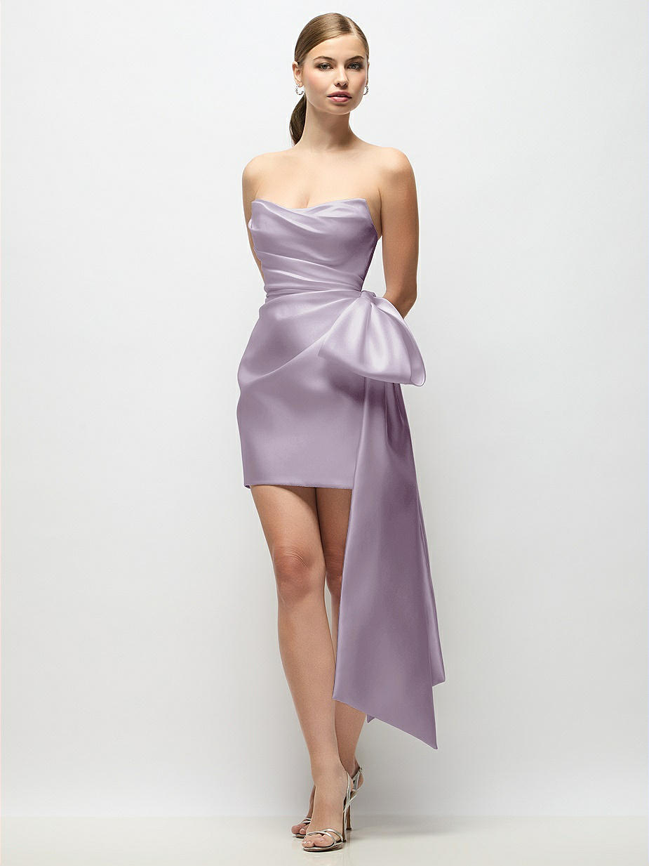 Purple Dessy Bridesmaid Dresses