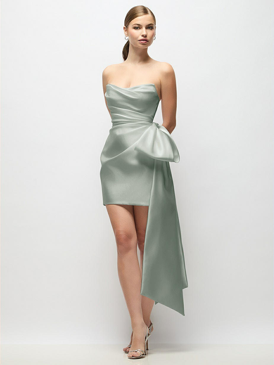 Dessy Willow Green Bridesmaid Dresses