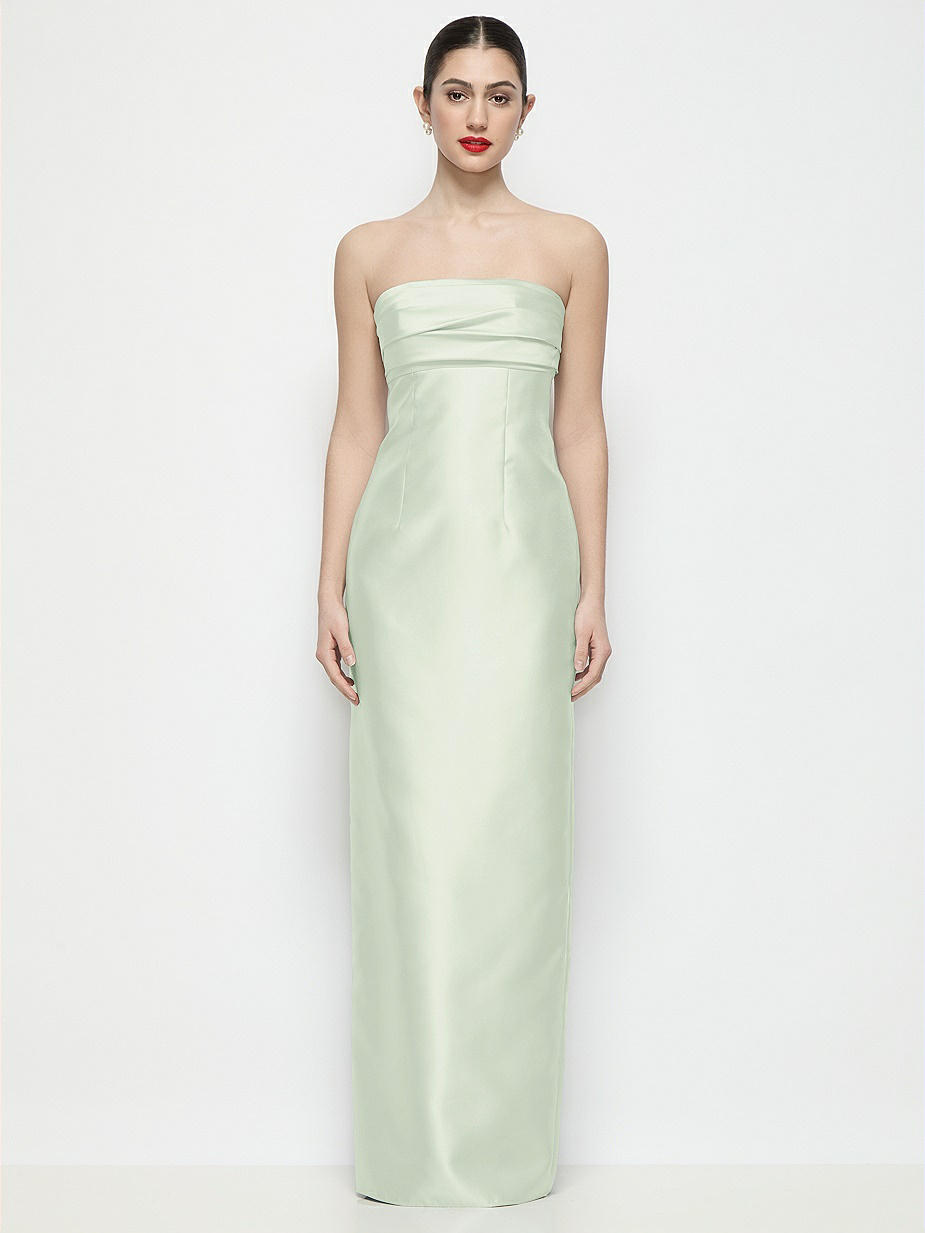 strapless mint green bridesmaid dress Mint Green Strapless Bridesmaid Dresses