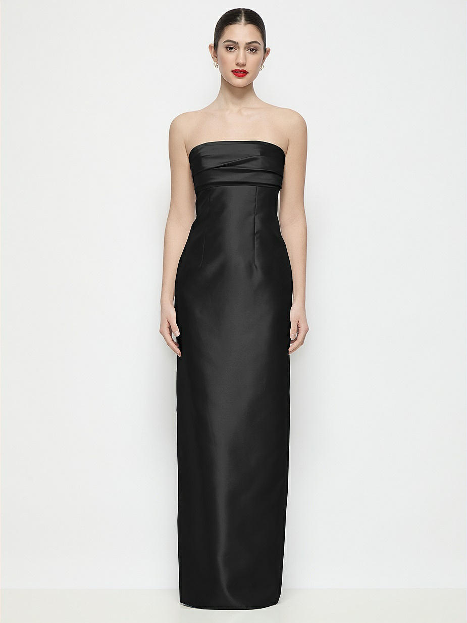 Black Empire Waist Bridesmaid Dresses