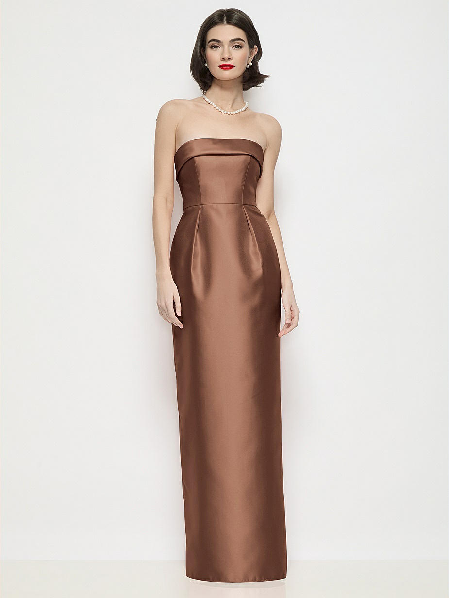 is a short dress appropriate for a formal wedding Nude Date Night Dress – foxxiladi main image 0