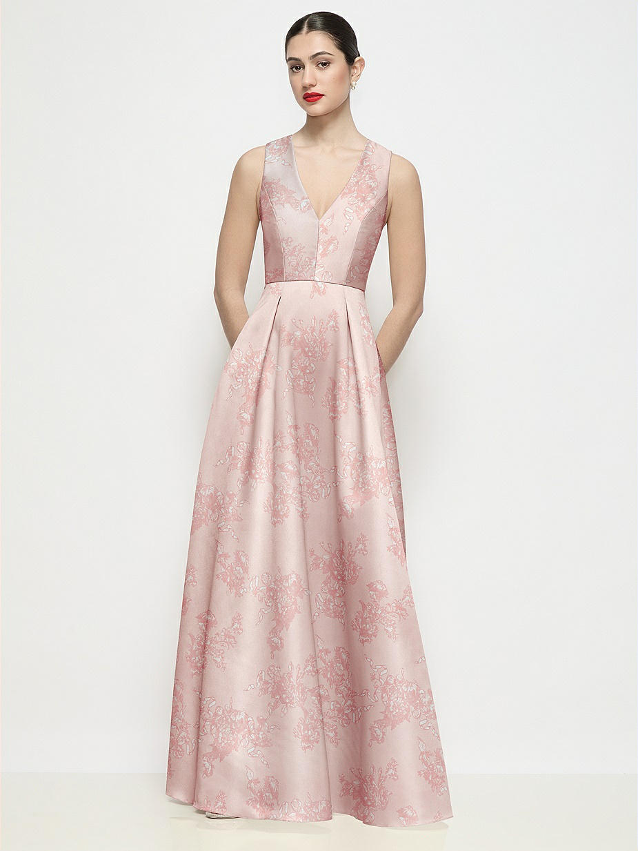 shona joy yellow bridesmaid dress SHONA JOY - Limon Puff Sleeve Bustier Midi Dress main image 0