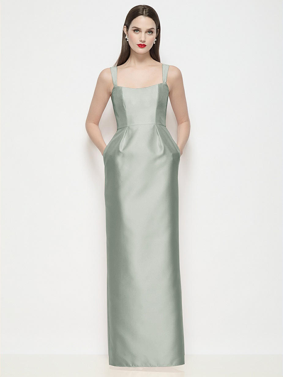 slim fit dress slacks Ivy Green A-Line Prom Ball Gown CL12207 Ivy / 00 main image 0