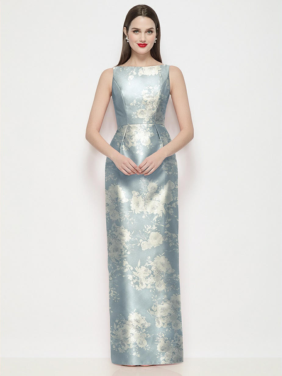 princess polly baby blue dress Porcelain Blue Seraphina Floral Bridesmaid Dresses