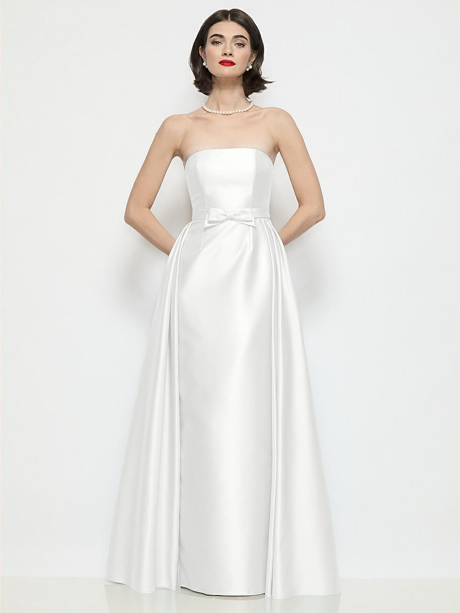 white long bridesmaid dress Charming Bridesmaid Dress,White Bridesmaid Dress,Sheath Bridesmaid Dre –  luladress