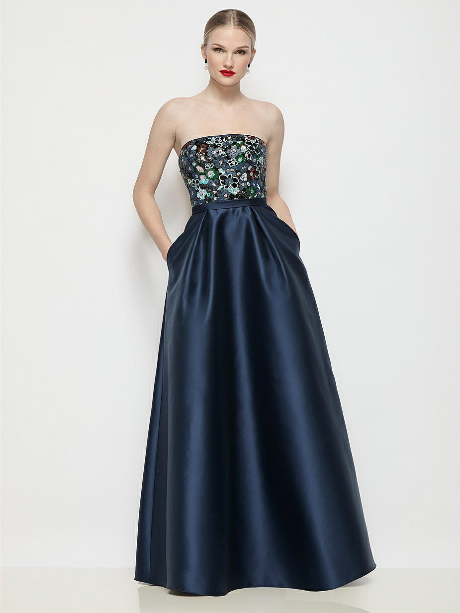 dessy blue floral dress Madara Lace-Up Back Maxi Dress Floral Blue