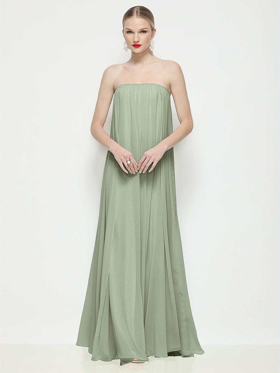 white christmas dresses Aurelia Premium Embellished Corset Gown in Sage Green main image 0