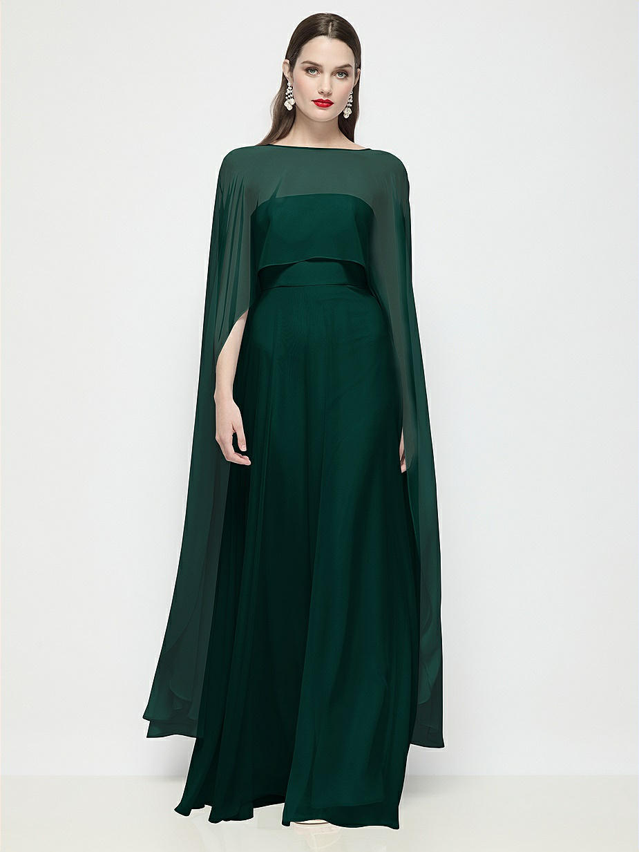 Evergreen Lux Chiffon Bridesmaid Dresses