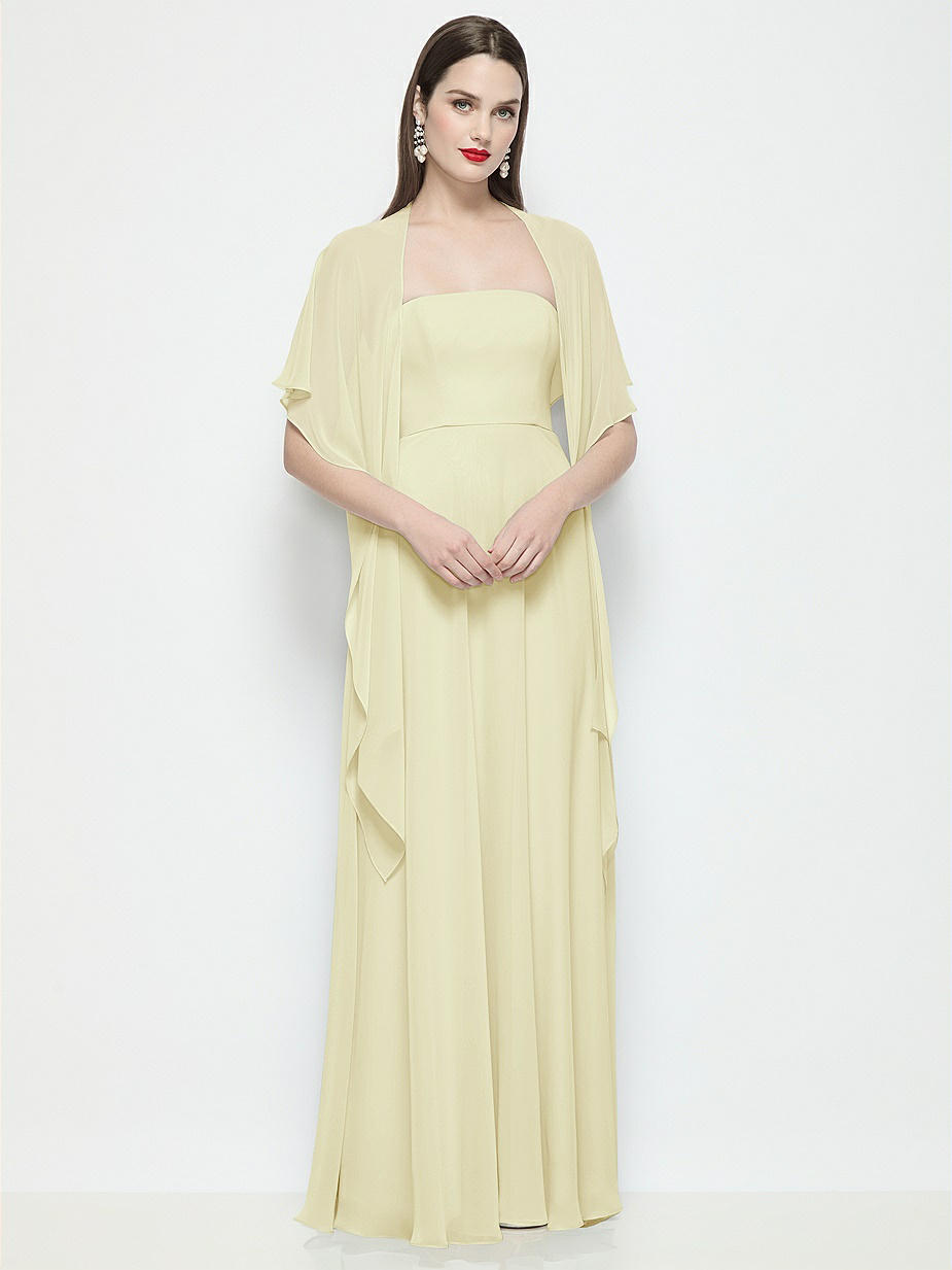 Butter Yellow Bridesmaid Dresses by Dessy