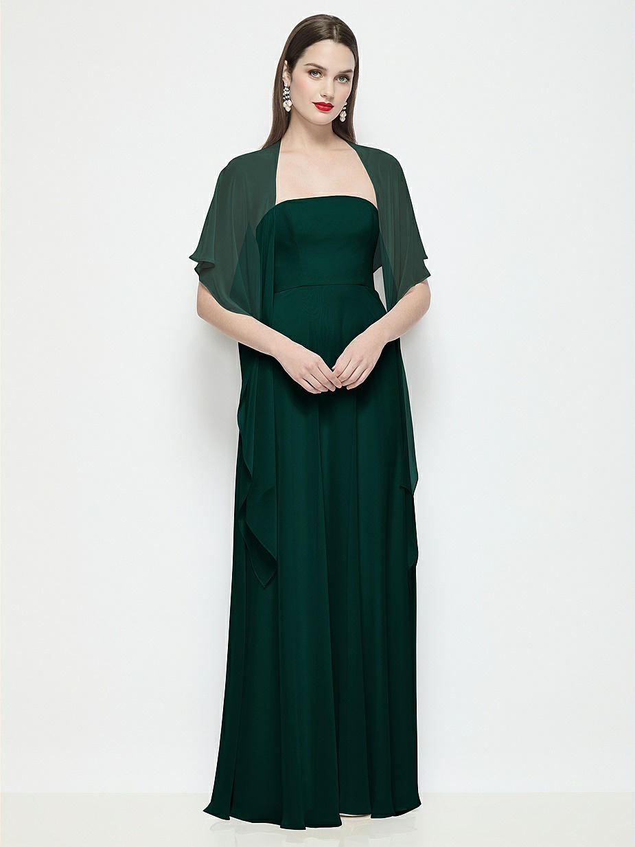Dessy Evergreen Lux Chiffon Bridesmaid Dresses
