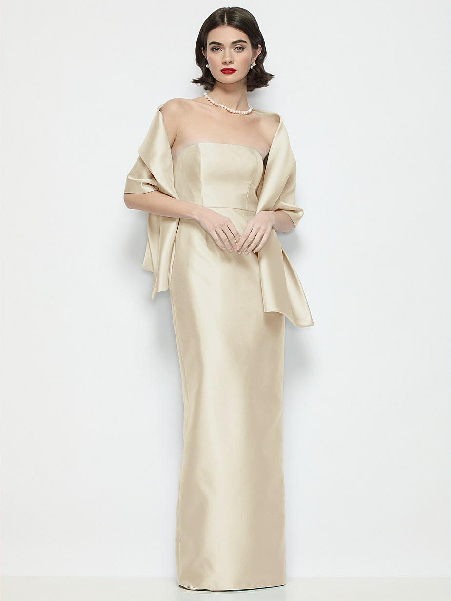 Champagne Satin Twill Bridesmaid Dresses