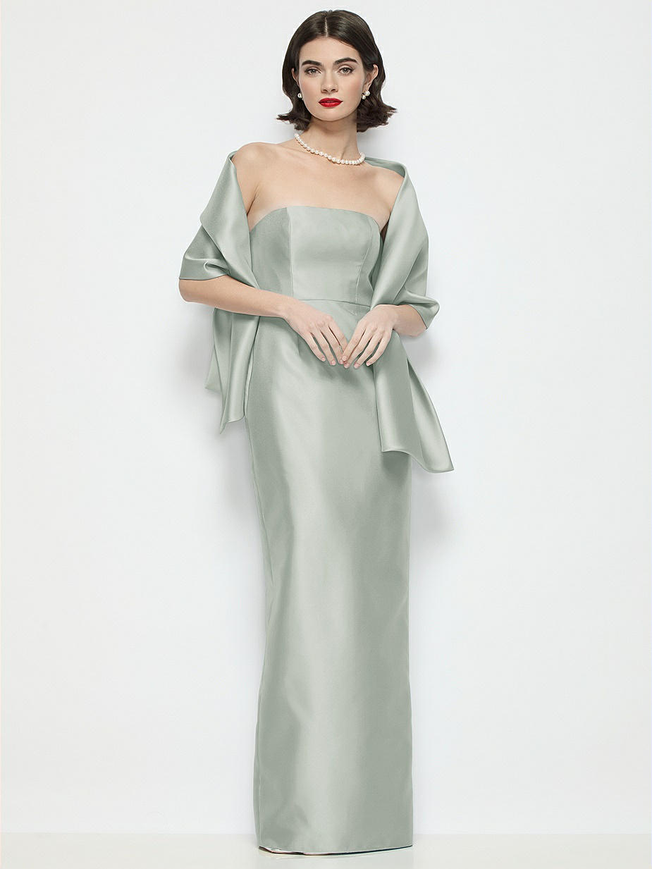 Willow Green Satin Twill Bridesmaid Dresses Willow Green Satin Twill Bridesmaid Dresses