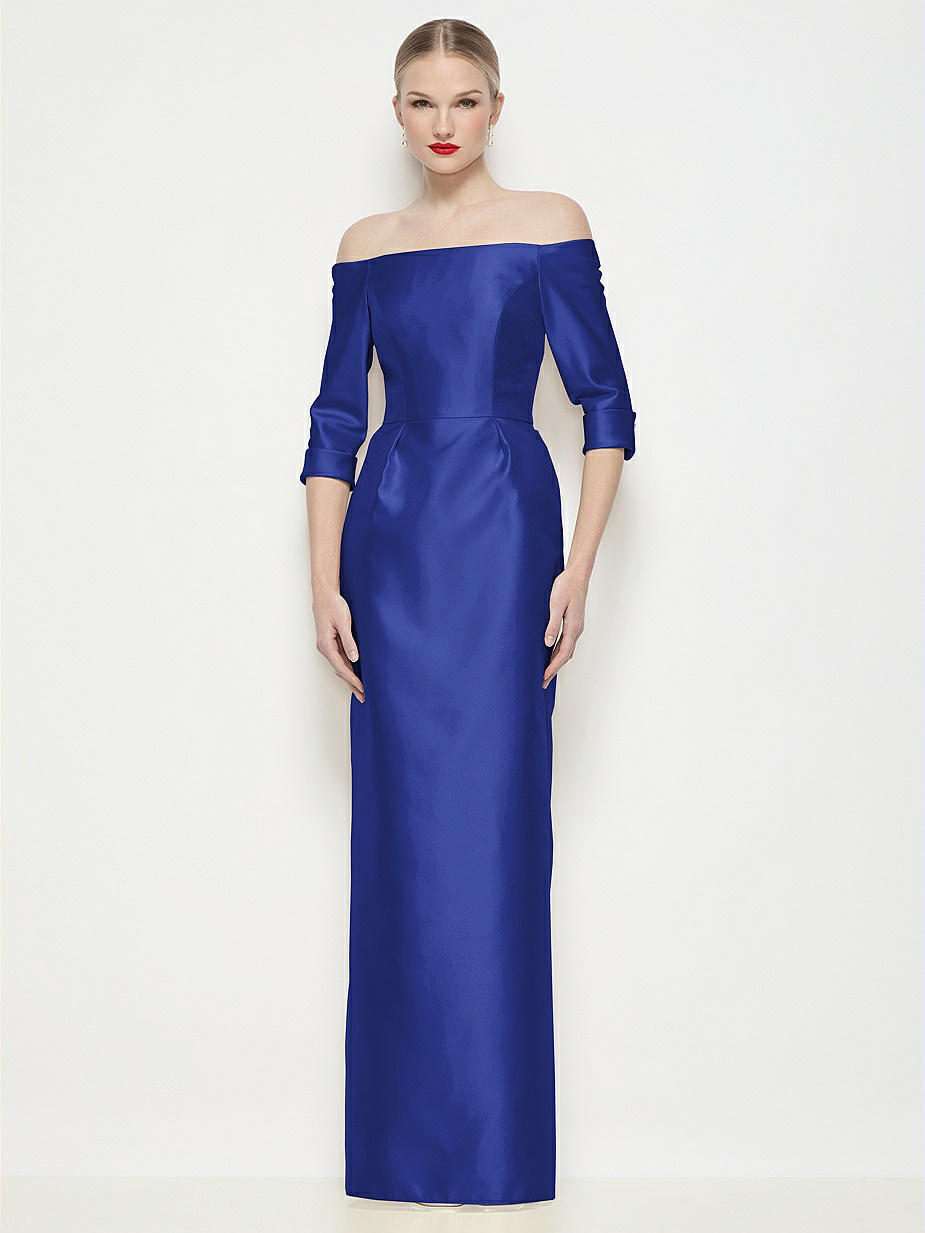 cobalt blue graduation dress Off the Shoulder Royal Blue Homecoming Dresses Graduation Dress ARD1460