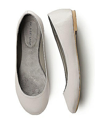 satin wedding flats