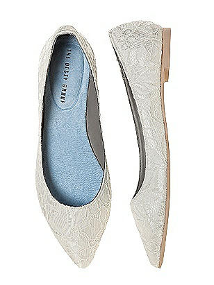 off white flats for wedding