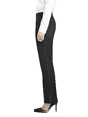 ladies black tuxedo pants