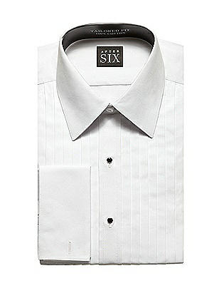 The Oliver by After Six: Pleated Front Tuxedo Shirt - TS-OLIVER