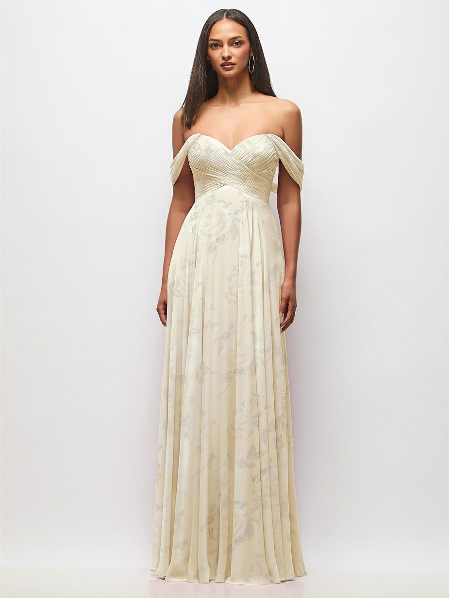 Floral Dessy Bridesmaid Dresses