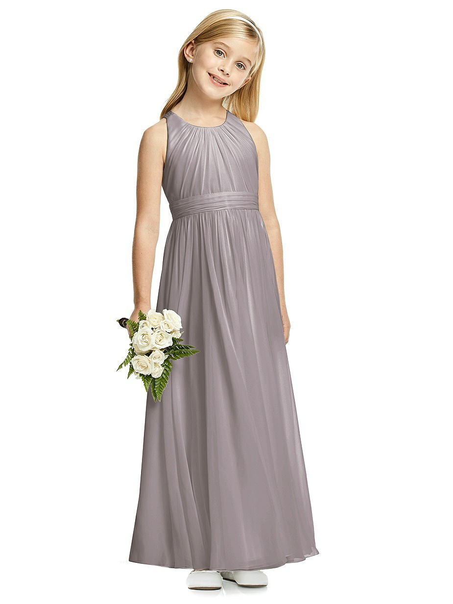Gray Flower Girl Dresses