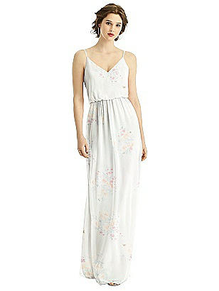 Criss Cross Back A-Line Maxi Bridesmaid Dress | The Dessy Group