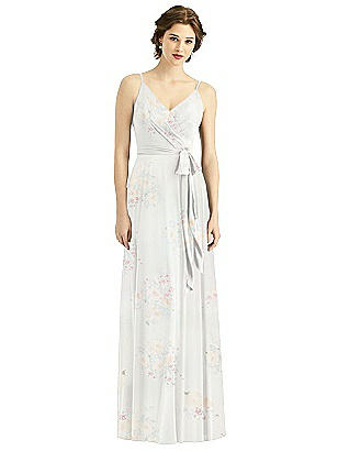 Criss Cross Back A-Line Maxi Bridesmaid Dress | The Dessy Group