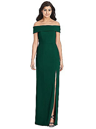 dessy off the shoulder bridesmaid dress