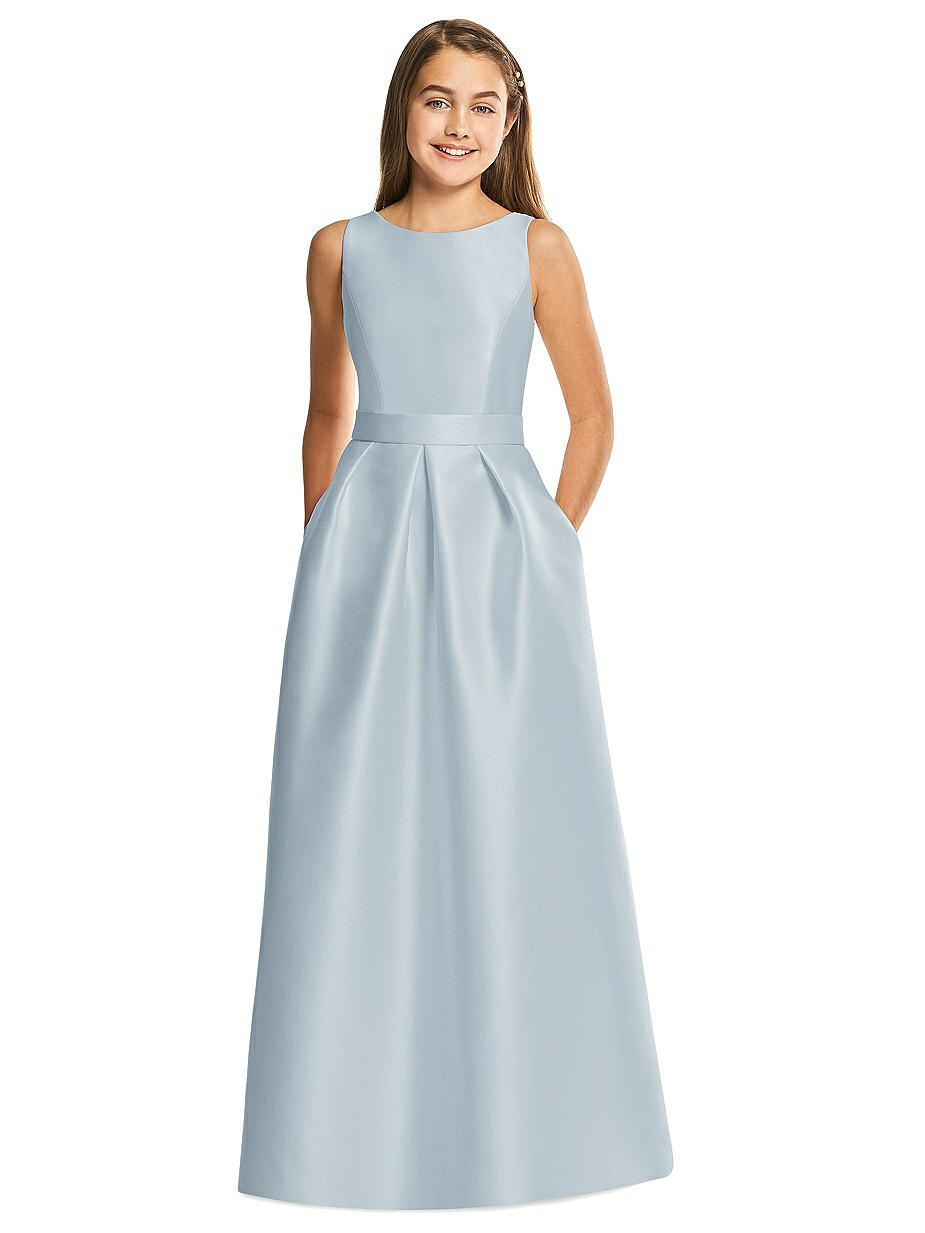 princess polly baby blue dress LITTLE GIRL BRIDESMAID DRESSES main image 0