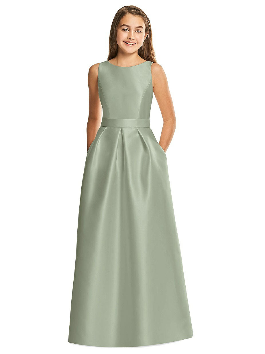 Sage Junior Bridesmaid Dresses