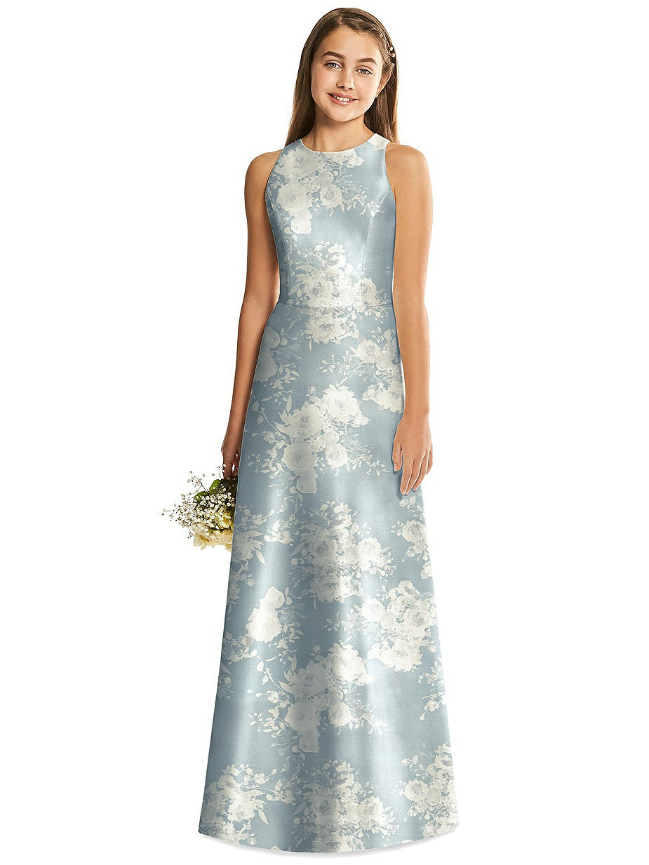 Porcelain Blue Seraphina Floral Bridesmaid Dresses