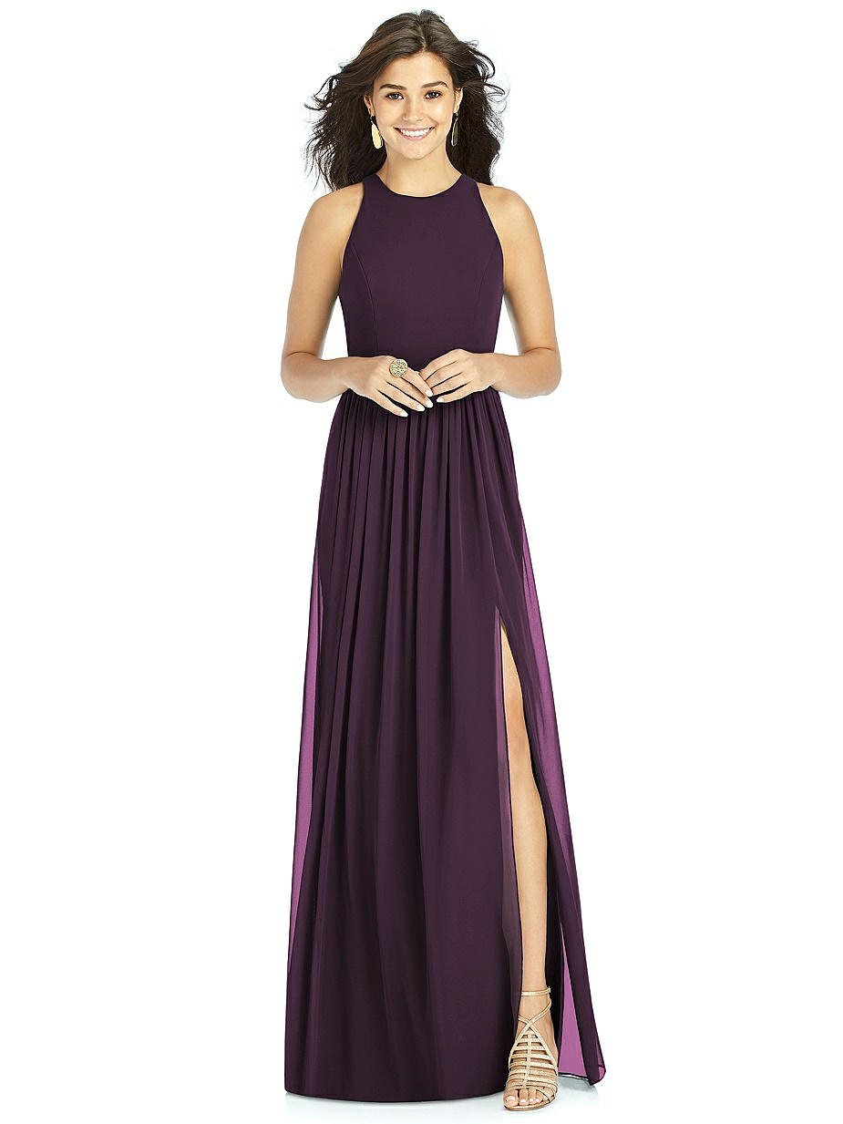 slim fit dress slacks One Shoulder Mint Green Bridesmaid Dresses Plus Size Maternity Long Bridesmaid Dresses ARD1136 main image 1
