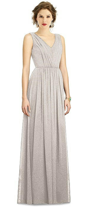 Dessy Shimmer Bridesmaid Dress 3005LS