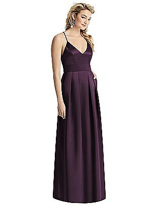 fishtail maxi prom dress