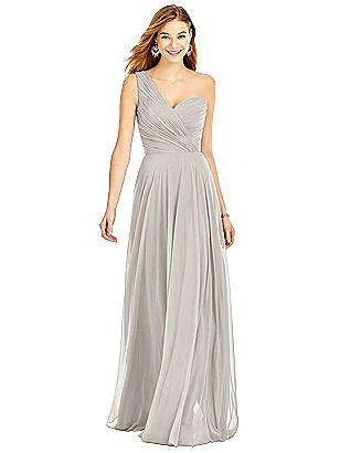 dessy one shoulder bridesmaid dress