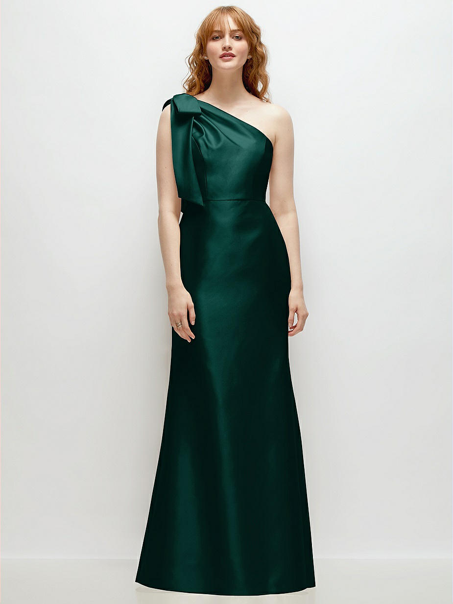 Evergreen One Shoulder Bridesmaid Dresses Evergreen One Shoulder Bridesmaid Dresses