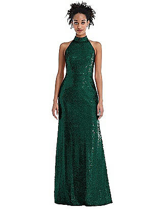 Cap Sleeve Wrap Bodice Sequin Maxi 