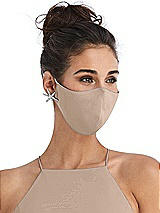 Alt View 2 Thumbnail - Topaz Soft Jersey Reusable Face Mask