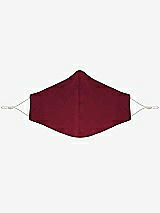 Front View Thumbnail - Burgundy Soft Jersey Reusable Face Mask