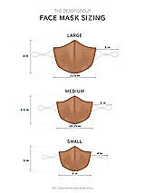 Alt View 1 Thumbnail - Toffee Soft Jersey Reusable Face Mask
