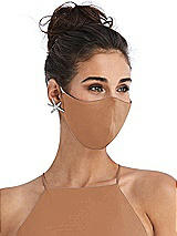 Alt View 2 Thumbnail - Toffee Soft Jersey Reusable Face Mask