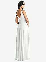Rear View Thumbnail - White Bella Bridesmaids Dress BB131
