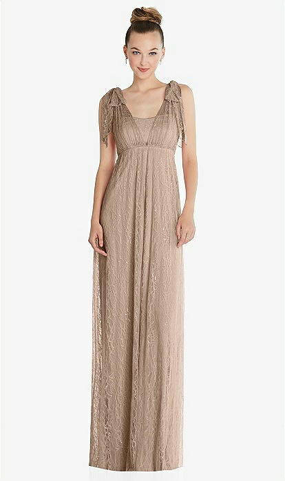 lace empire maxi dress